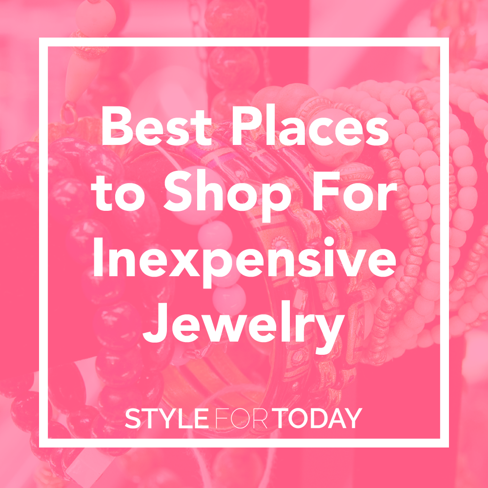 I’m a big fan of costume jewelry when it comes to accessorizing – it can quickly take a basic outfit from drab to fab and really help your look stand out. Read on for a list of my top stores to find inexpensive jewelry, plus some of my top picks.